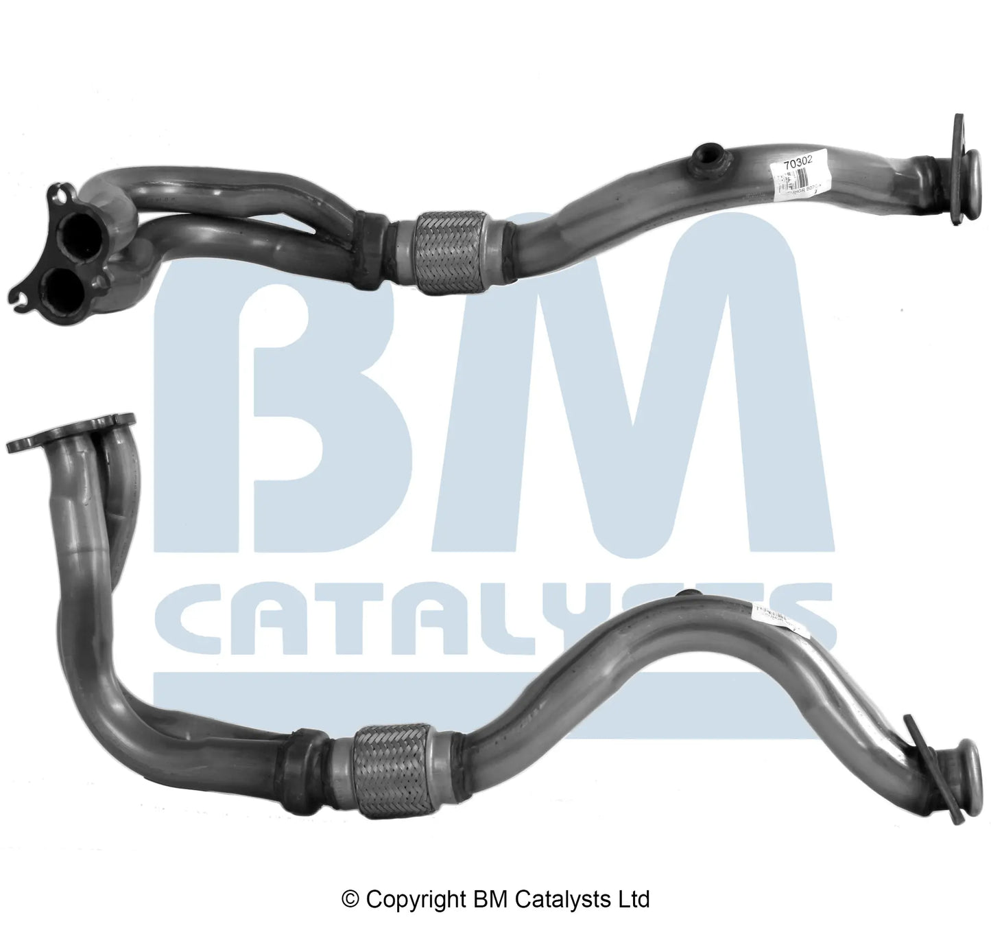 VORDERROHR FÜR SITZ CÓRDOBA 1.6L BENZIN | EURO 2 | OEM: 6K0253087G BM CATALYSTS