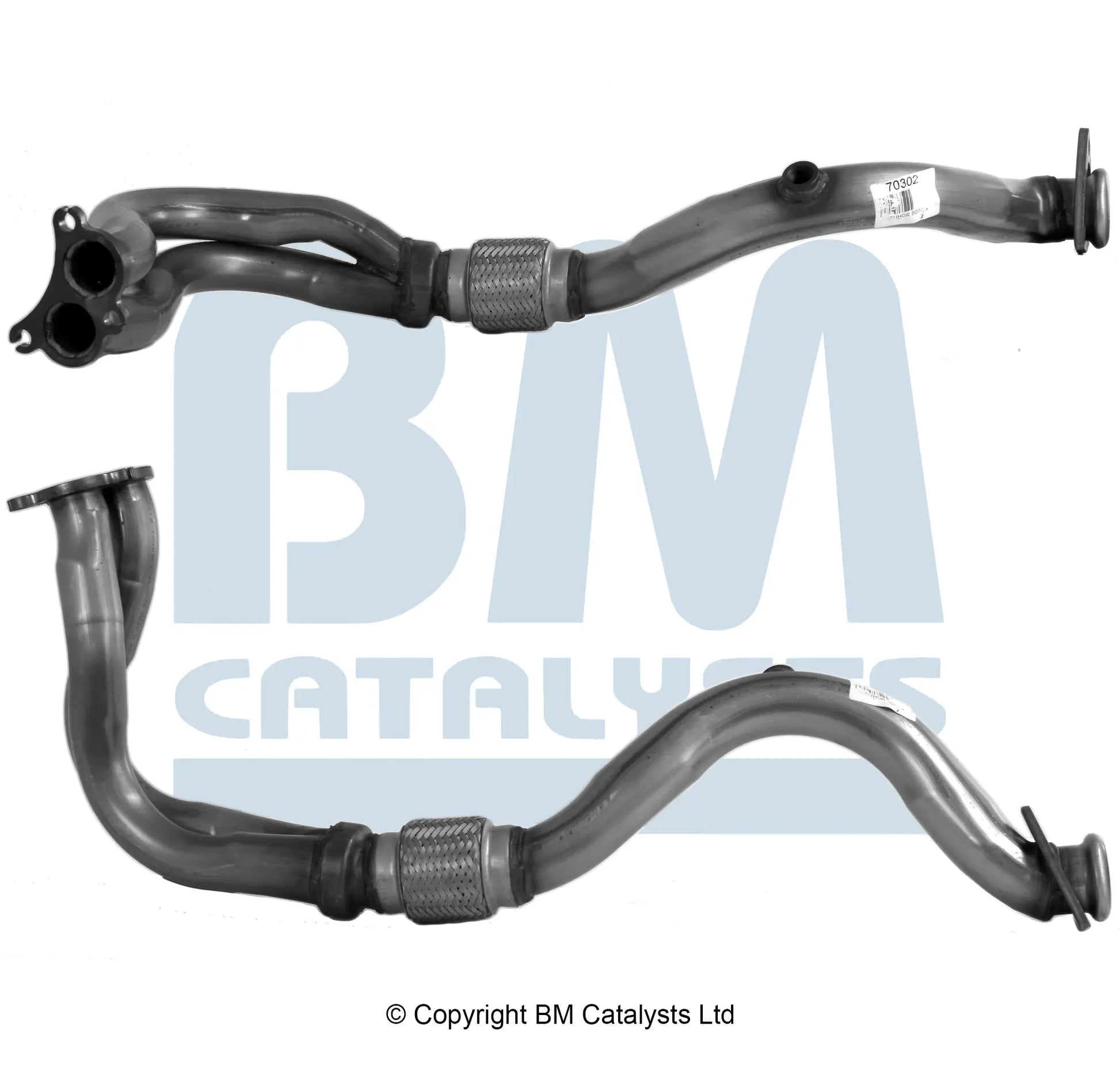 VORDERROHR FÜR SITZ CÓRDOBA 1.6L BENZIN | EURO 2 | OEM: 6K0253087G BM CATALYSTS