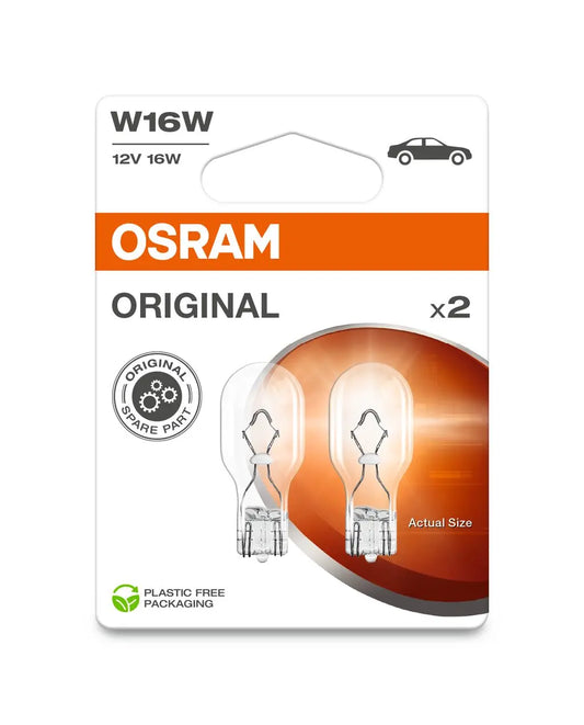 W16W 12V 16W W2,1x9,5d 2st. Blister OSRAM OSRAM