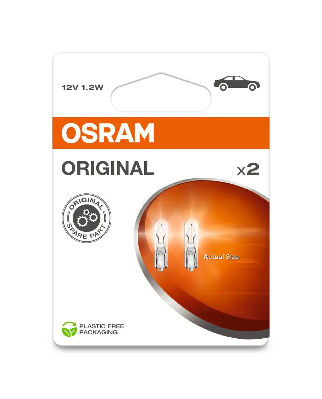 W1,2W 12V 1,2W W2x4,6d 2st. Blister OSRAM OSRAM