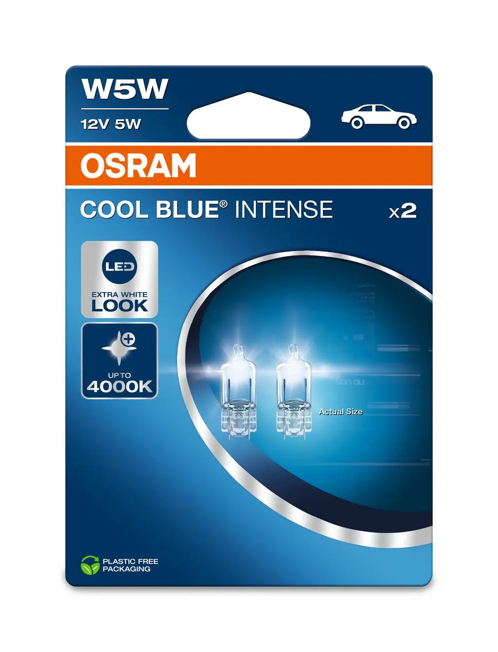 W5W 12V W2.1x9.5d 5W Cool Blue INTENSE NextGen. 4000K Blister 2St. OSRAM OSRAM