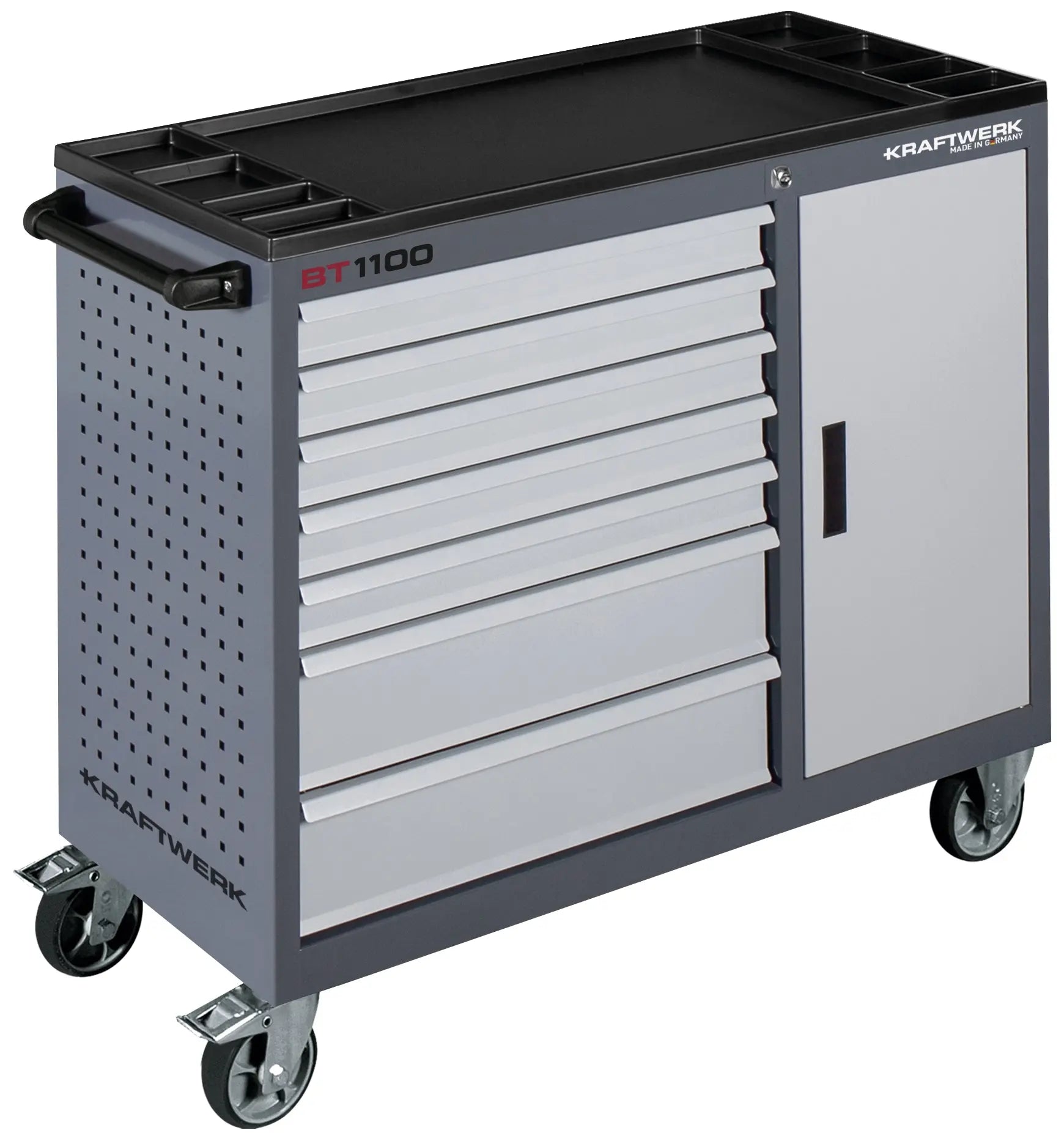 WERKSTATTWAGEN BT1100 60/40 7 SCHUBLADEN + 1 SCHRANK, LEER KRAFTWERK BASIC LINE