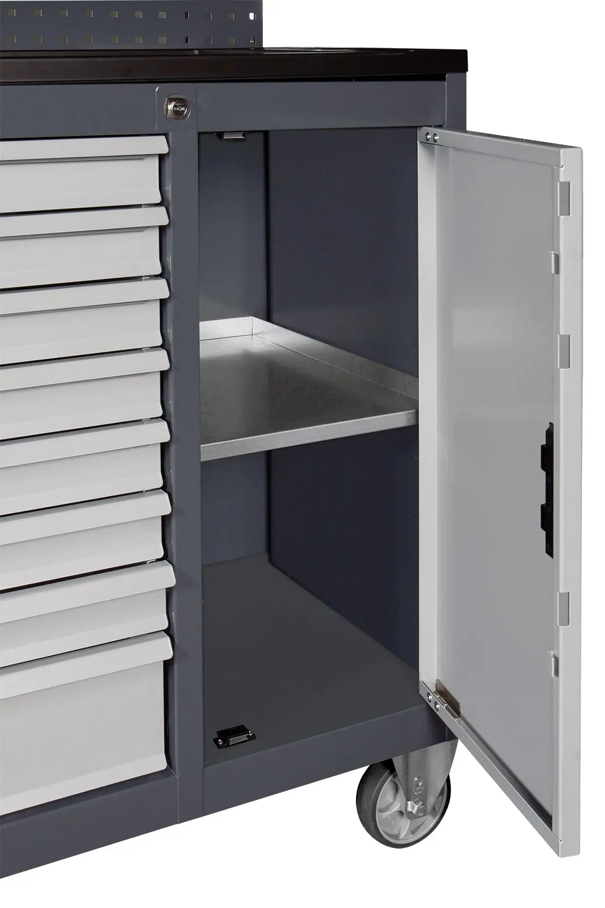 WERKSTATTWAGEN BT1100 60/40 7 SCHUBLADEN + 1 SCHRANK, LEER KRAFTWERK BASIC LINE