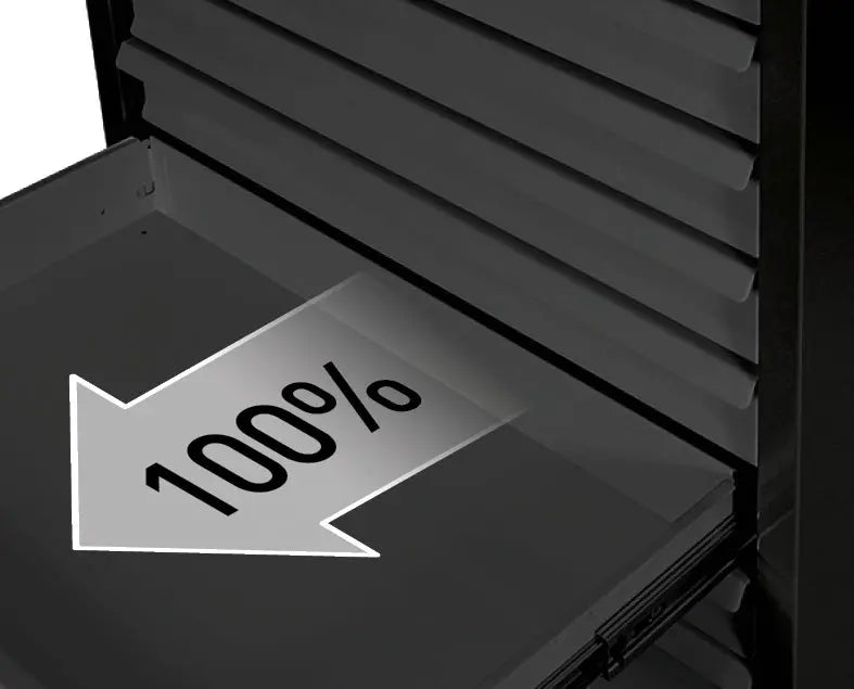 WERKSTATTWAGEN BT700S 7 SCHUBLADEN SCHWARZ, LEER KRAFTWERK BASIC LINE