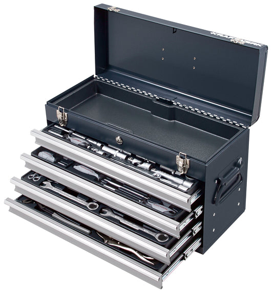 WERKZEUGKISTE BASIC-LINE, 1/4" + 1/2", 100-TLG. KRAFTWERK