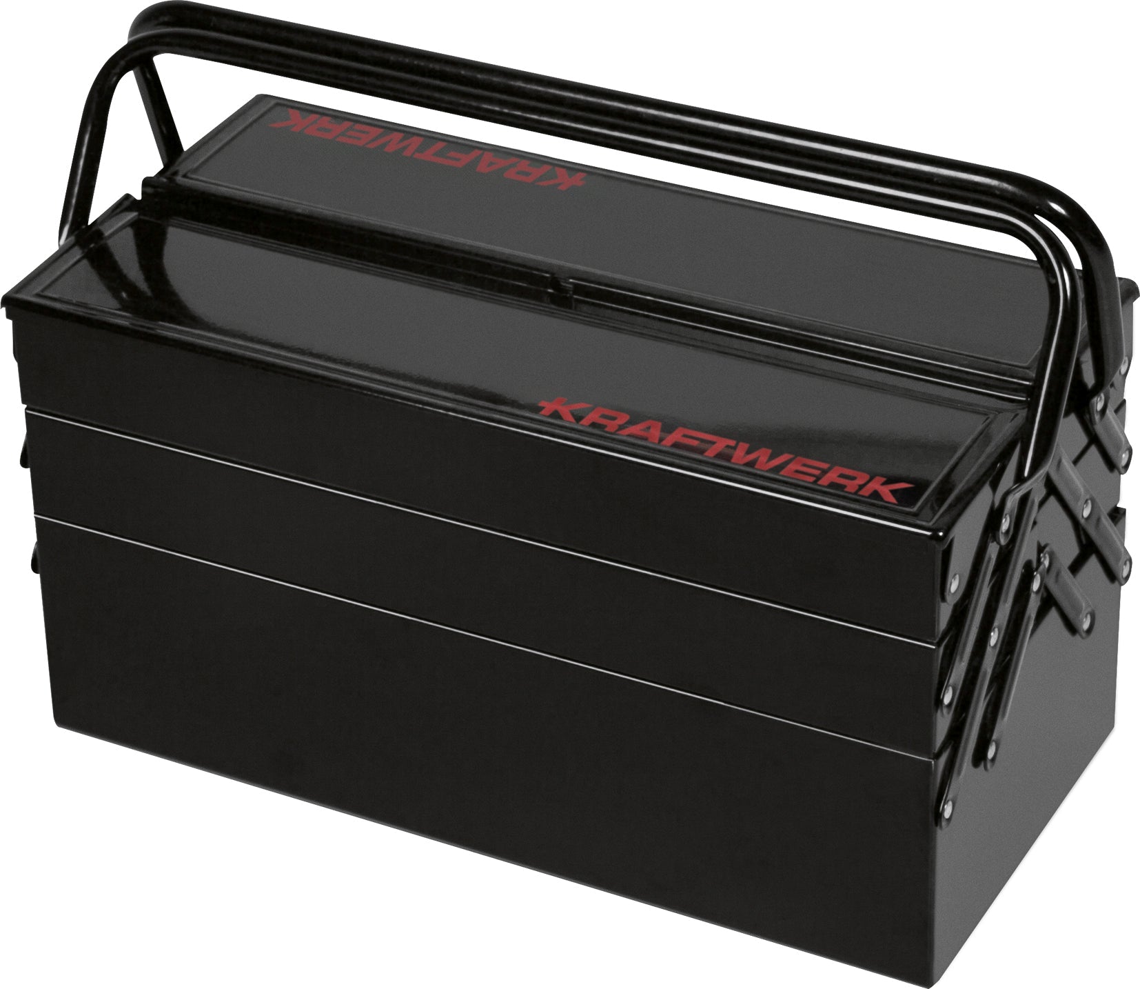 WERKZEUGKISTE BESTÜCKT BASIC LINE, 1/4" + 1/2", 106-TLG KRAFTWERK