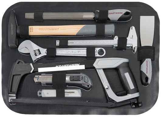 WERKZEUGKOFFER B100, ABS, 1/4" + 1/2", 170 TLG. KRAFTWERK