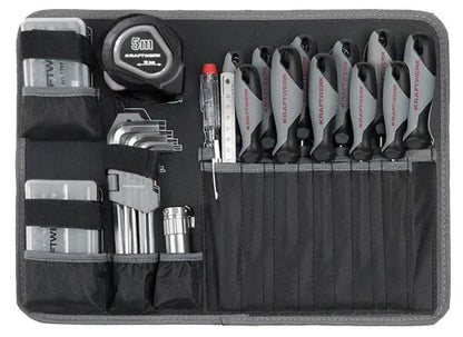WERKZEUGKOFFER B100, ABS, 1/4" + 1/2", 170 TLG. KRAFTWERK