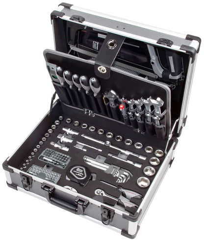 WERKZEUGKOFFER B147, 1/4"+1/2", 158-TLG. KRAFTWERK
