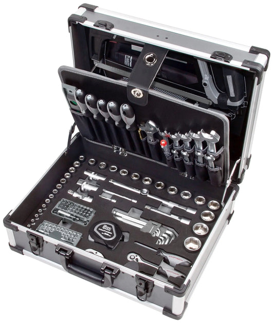 WERKZEUGKOFFER B147, 1/4"+1/2", 158-TLG. KRAFTWERK