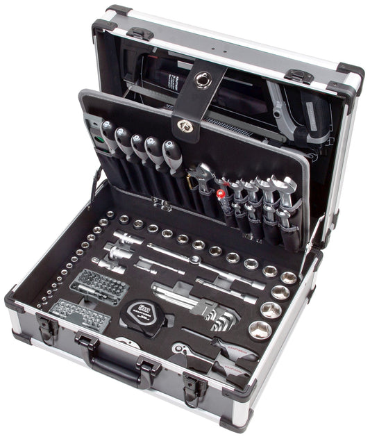 WERKZEUGKOFFER B147, 1/4"+1/2", 158-TLG. KRAFTWERK