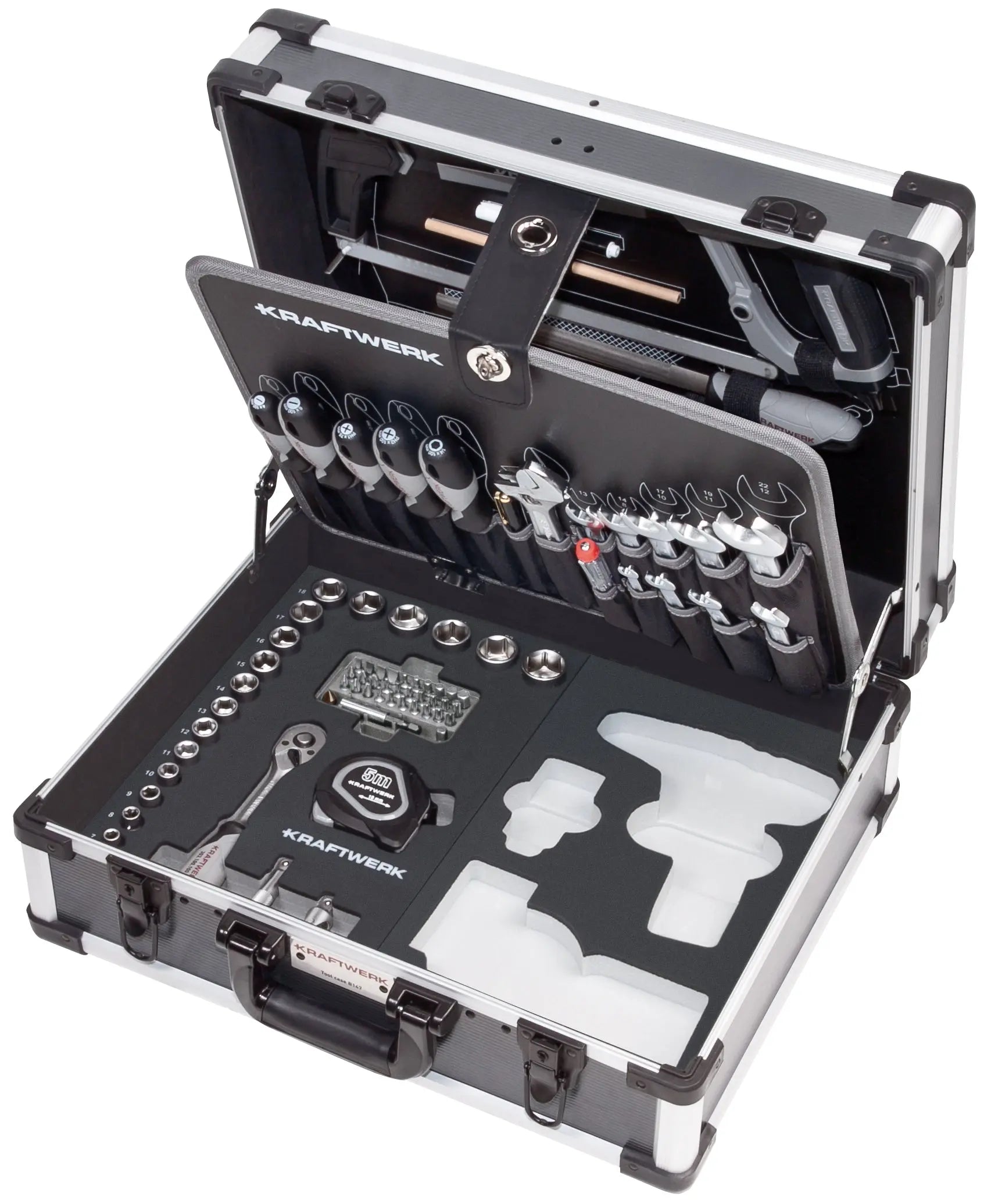 WERKZEUGKOFFER B147, 3/8",97-TLG. OHNE POWERTOOL MIT BOSCH KRAFTWERK PRO LINE
