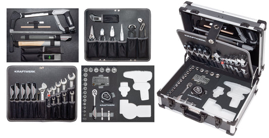 WERKZEUGKOFFER B147, 3/8",97-TLG. OHNE POWERTOOL MIT BOSCH KRAFTWERK PRO LINE