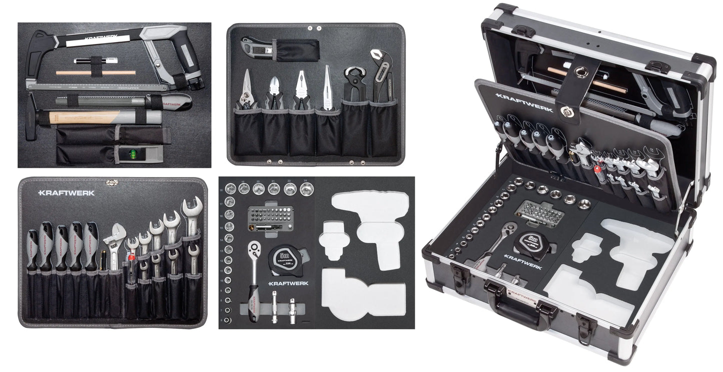 WERKZEUGKOFFER B147, 3/8",97-TLG. OHNE POWERTOOL MIT BOSCH KRAFTWERK PRO LINE