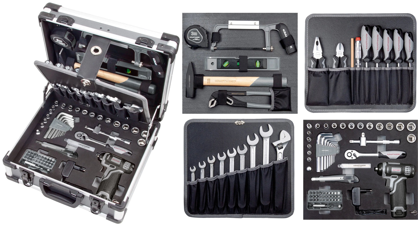 WERKZEUGKOFFER B152, 1/4"+3/8", 103-TLG. KRAFTWERK