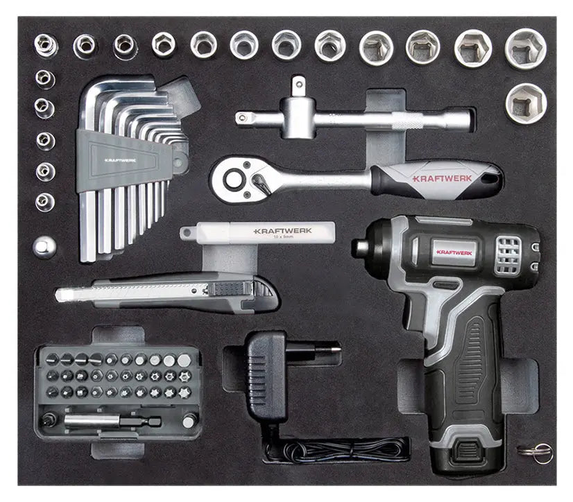 WERKZEUGKOFFER B152, 1/4"+3/8", 103-TLG. KRAFTWERK