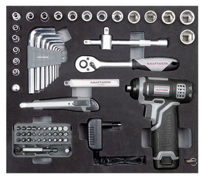 WERKZEUGKOFFER B152, 1/4"+3/8", 103-TLG. KRAFTWERK