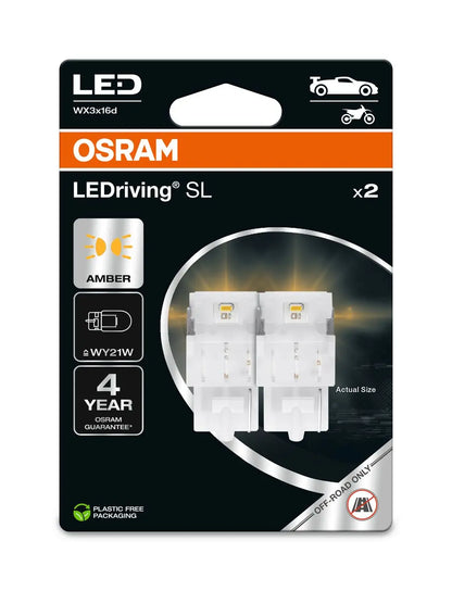 WY21W LEDriving SL Amber 12V Blister 2 St. OSRAM