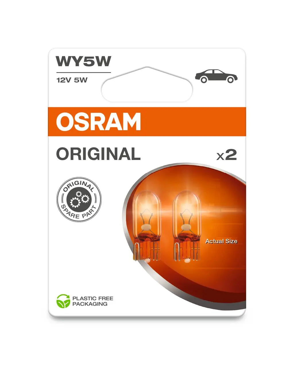 WY5W 12V 5W W2.1x9.5d 2st. Blister OSRAM OSRAM