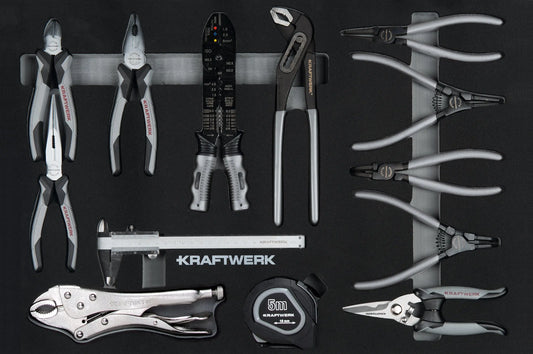 ZANGEN/ MESSWERKZEUG EINLAGE 13-TLG. KRAFTWERK BASIC LINE