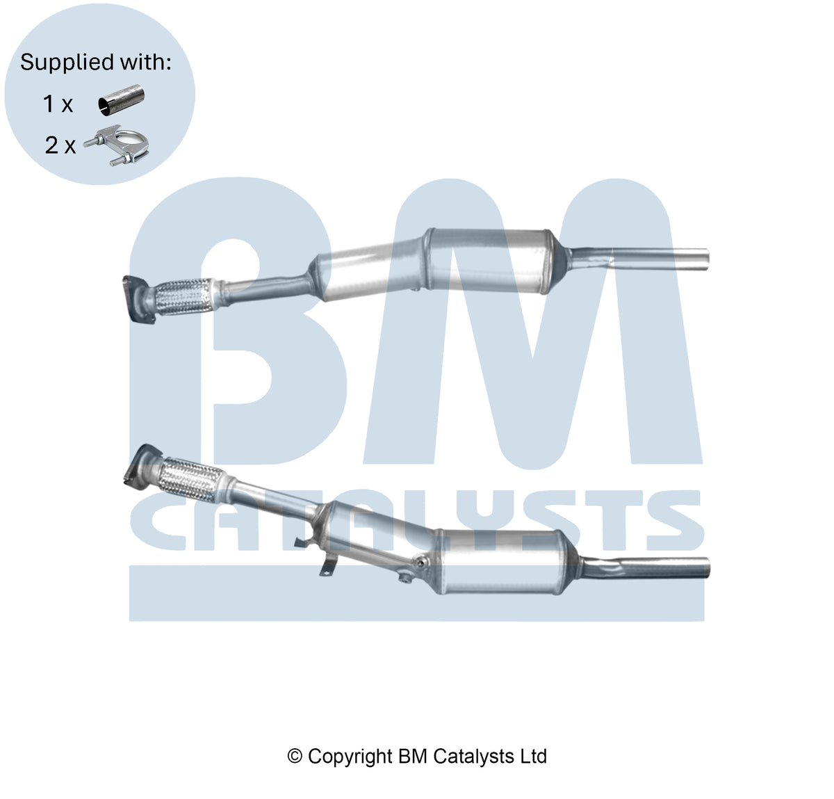 BM Catalysts Dieselpartikelfilter mit Katalysator für Renault Clio und Modus 1.5 dCi