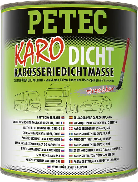 grau - Karo-Dicht, Karosseriedichtmasse - 1kg Dose PETEC