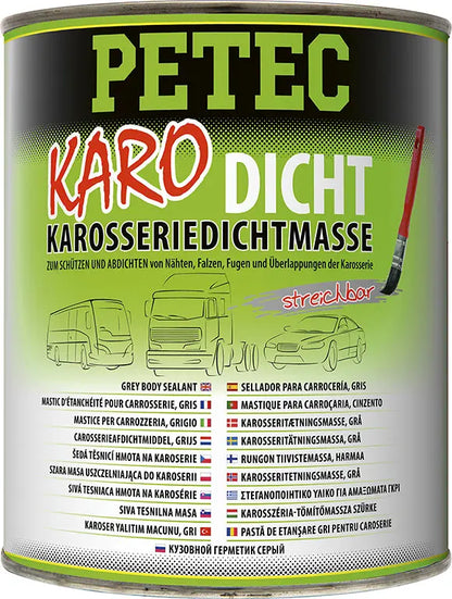 grau - Karo-Dicht, Karosseriedichtmasse - 1kg Dose PETEC