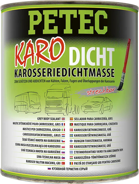 grau - Karo-Dicht, Karosseriedichtmasse - 1kg Dose PETEC