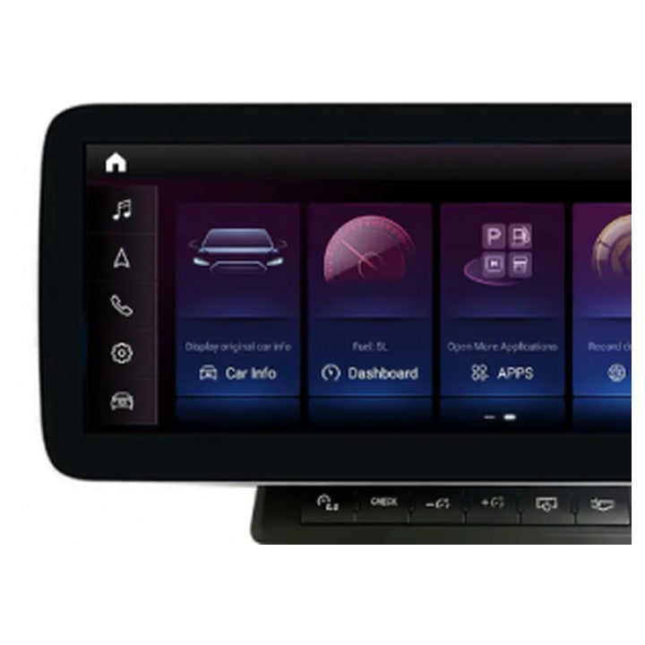JFSound Android-Autoradio mit Navigation für Audi A6 2005-2009/2010-2011, 10,25-Zoll-Display - Nahaufnahme 2 aus dem Originalfoto