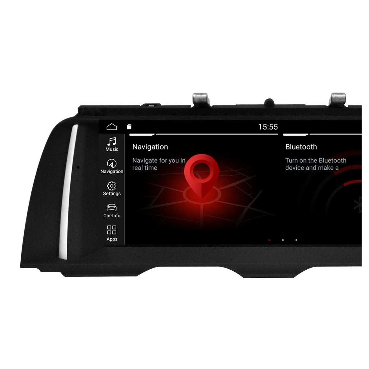 JFSound Android-Autoradio mit Navigation für BMW 5er F10/F11 2013-2017, 10,25-Zoll-Display, NBT - weiterer Originalfoto-Ausschnitt