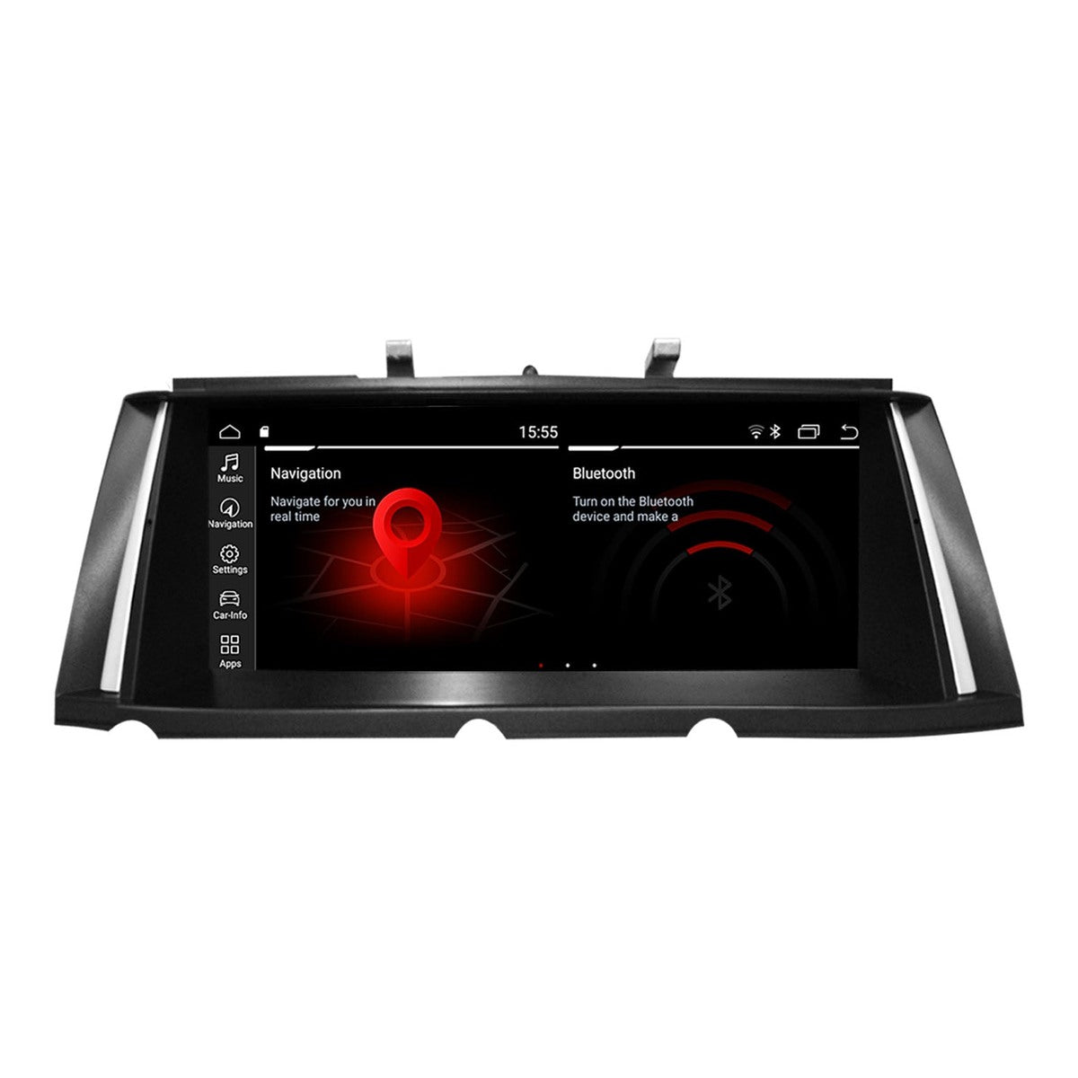 JFSound Android-Autoradio mit Navigation für BMW 7er F01/F02 2013-2015, 10,25-Zoll-Display, NBT - Nahaufnahme 1 aus dem Originalfoto