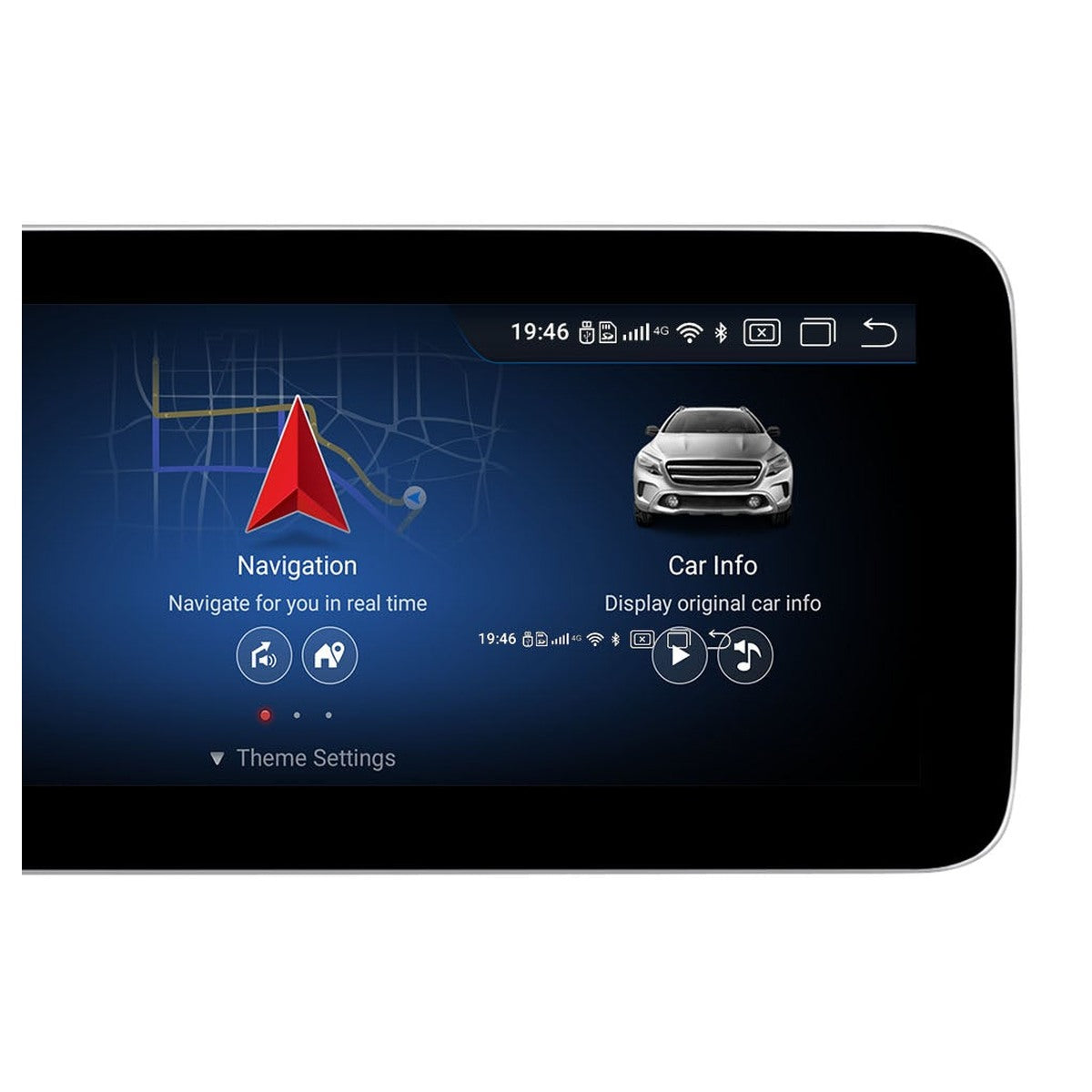 JFSound Android-Autoradio mit Navigation für Mercedes-Benz A-Klasse/CLA/GLA 2012-2015, 10,25-Zoll-Display, NTG4.5 - weiterer Originalfoto-Ausschnitt