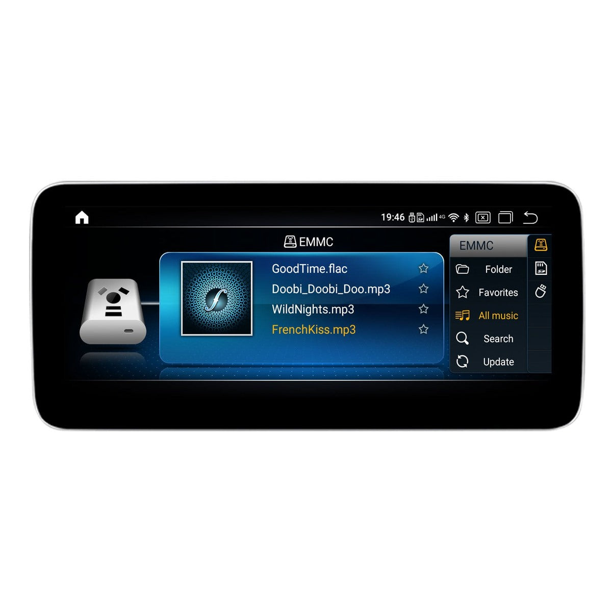JFSound Android-Autoradio mit Navigation für Mercedes A-Klasse, CLA & GLA - weiterer Originalfoto-Ausschnitt