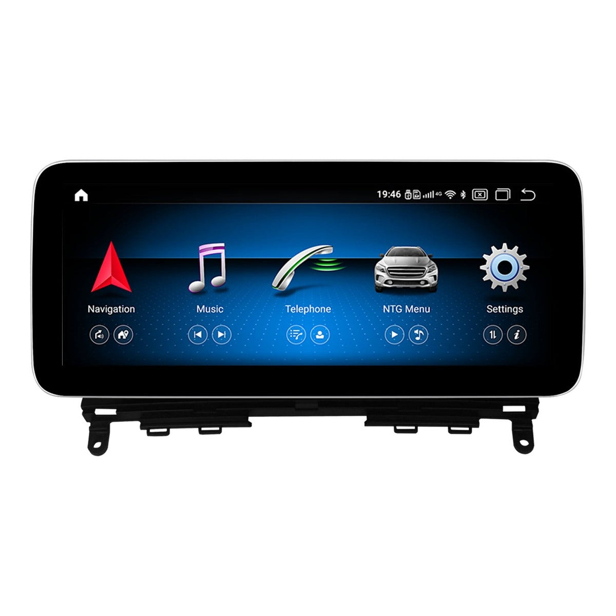 JFSound Android-Autoradio mit Navigation für Mercedes-Benz C-Klasse W204/S204 2007-2010, 10,25-Zoll-Display, NTG4.0 - Nahaufnahme 1 aus dem Originalfoto