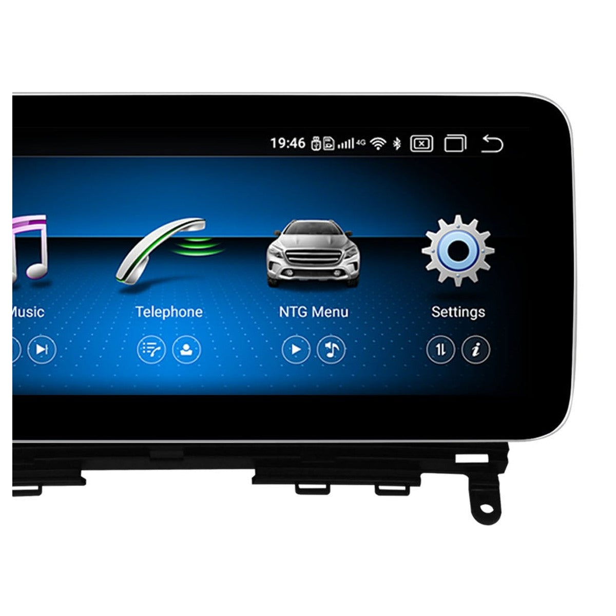 JFSound Android-Autoradio mit Navigation für Mercedes-Benz C-Klasse W204/S204 2007-2010, 10,25-Zoll-Display, NTG4.0 - weiterer Originalfoto-Ausschnitt