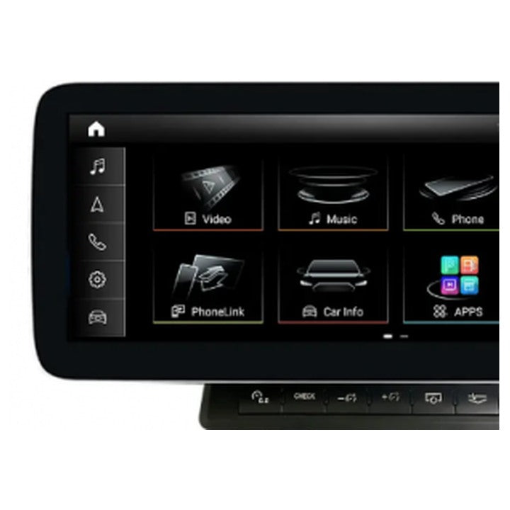 JFSound Android-Autoradio mit Navigation für Audi Q7 2010-2015/2006-2015, 10,25-Zoll-Display - Nahaufnahme 2 aus dem Originalfoto
