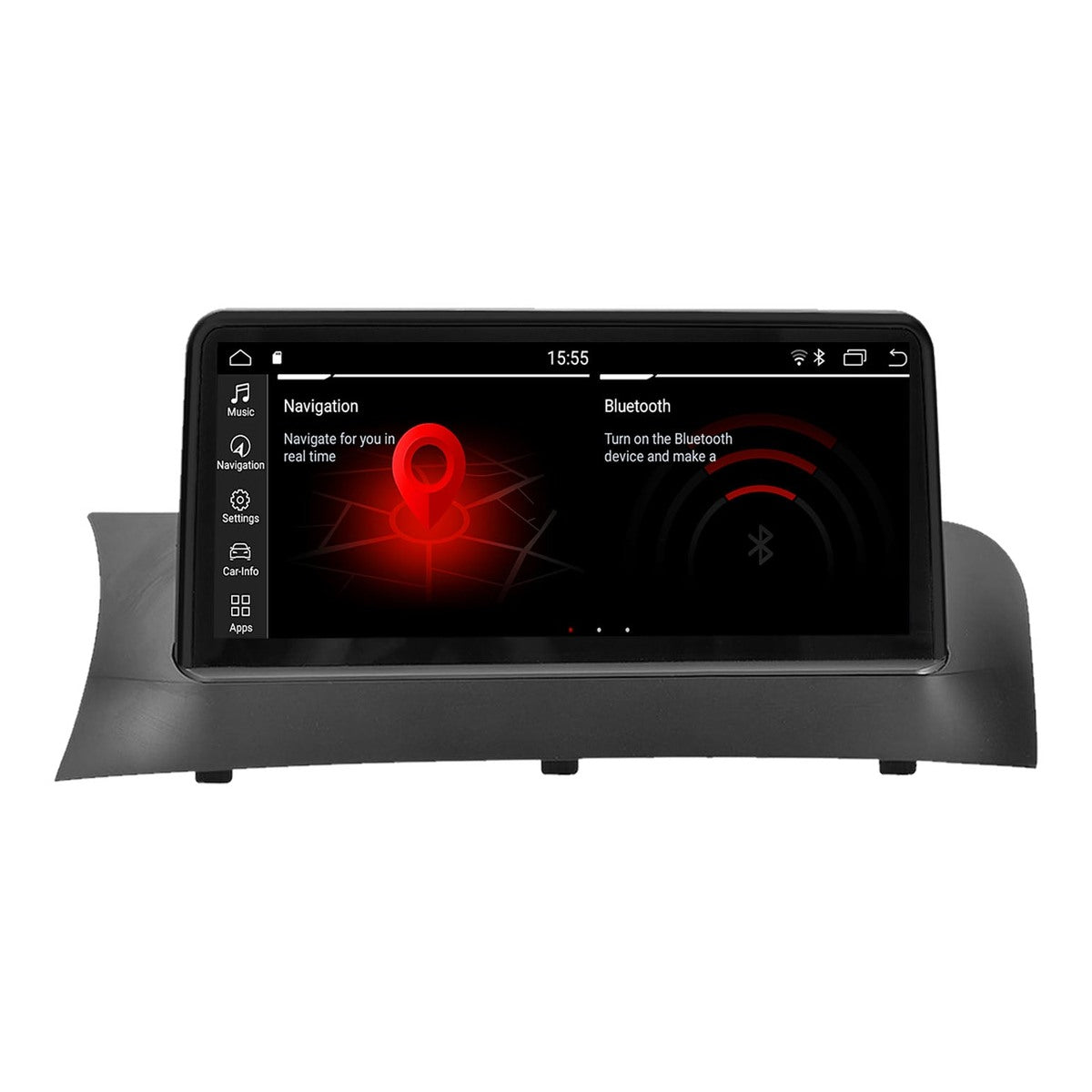 JFSound Android-Autoradio mit Navigation für BMW X3 F25 / X4 F26 (2013-2017), 10,25-Zoll-Display, NBT - Nahaufnahme 1 aus dem Originalfoto