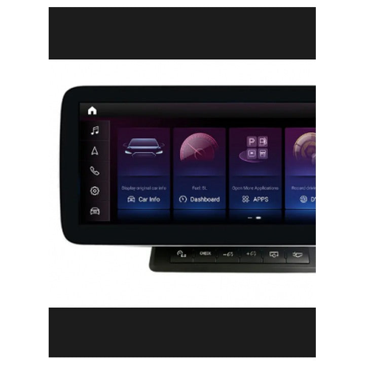 JFSound Android-Autoradio mit Navigation für Audi A6 2005-2011, 12,25-Zoll-Display - Nahaufnahme 2 aus dem Originalfoto