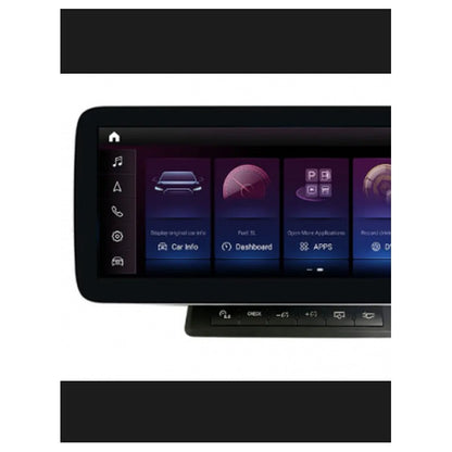 JFSound Android-Autoradio mit Navigation für Audi A6 2005-2011, 12,25-Zoll-Display - Nahaufnahme 2 aus dem Originalfoto