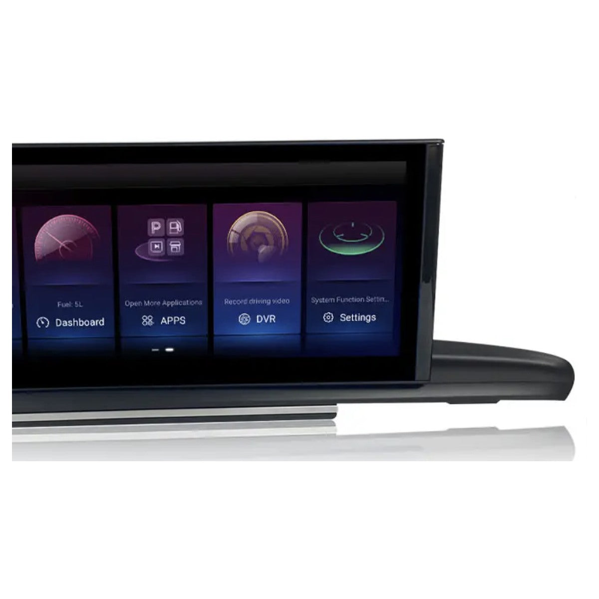 JFSound Android-Autoradio mit Navigation für Audi A6 2012-2015, 12,25-Zoll-Display - Nahaufnahme 3 aus dem Originalfoto