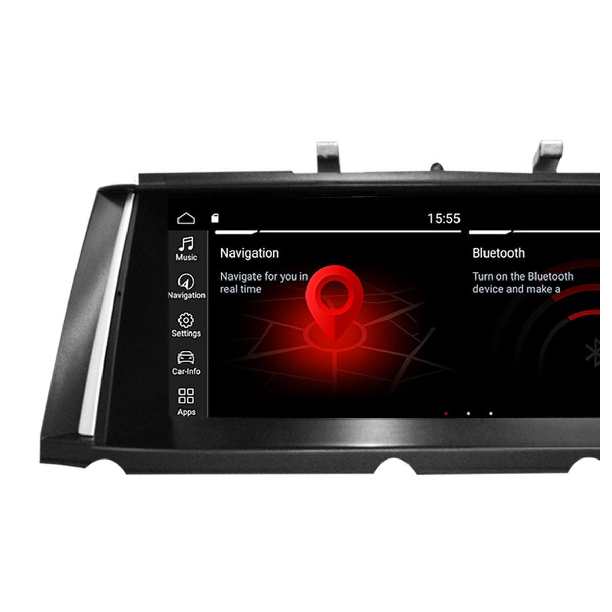 JFSound Android-Autoradio mit Navigation für BMW 7er F01/F02 2009-2012, 12,25-Zoll-Display, CIC - weiterer Originalfoto-Ausschnitt