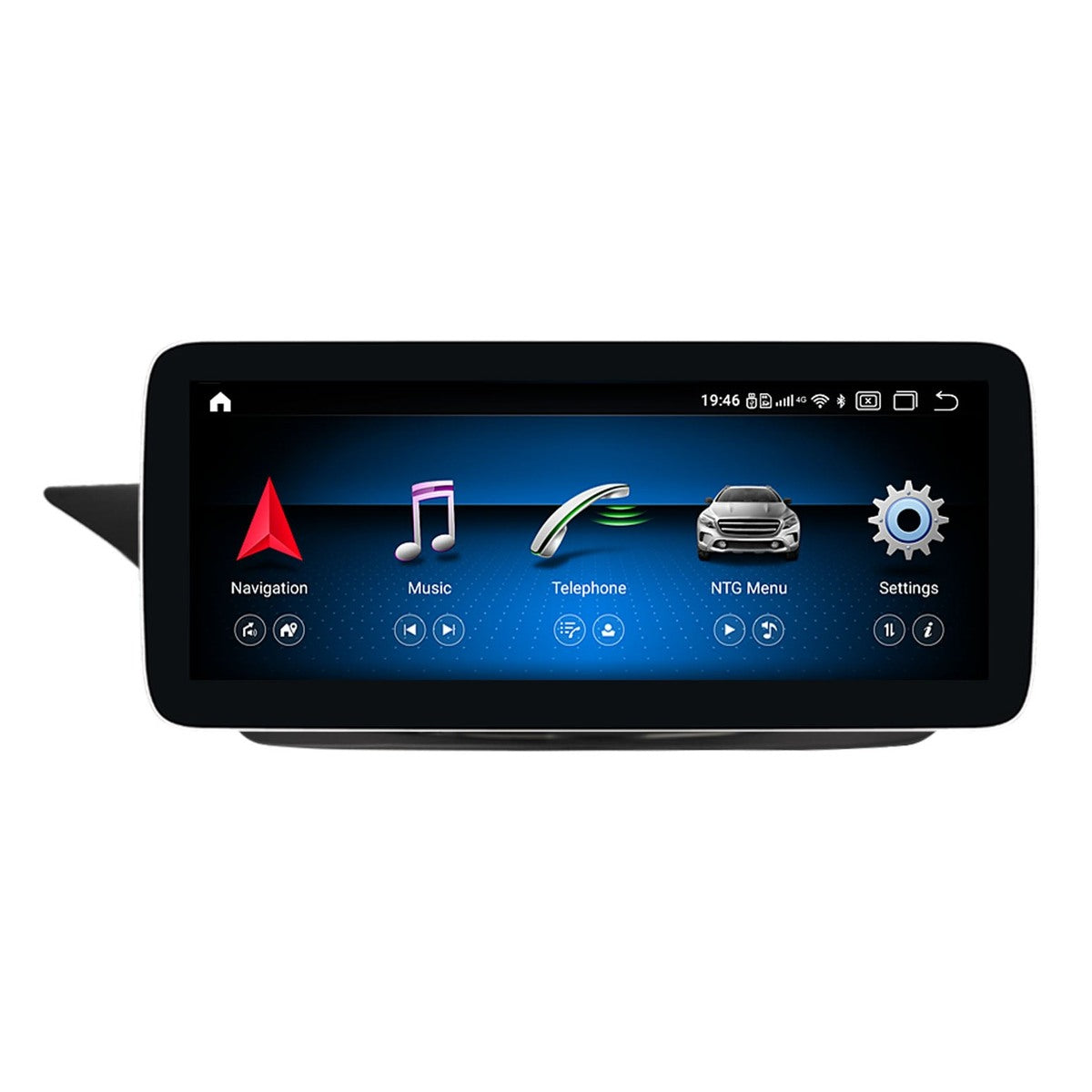 JFSound Android-Autoradio mit Navigation für Mercedes-Benz E 2009-2012, 12,25-Zoll-Display, NTG4.0 - Nahaufnahme 1 aus dem Originalfoto