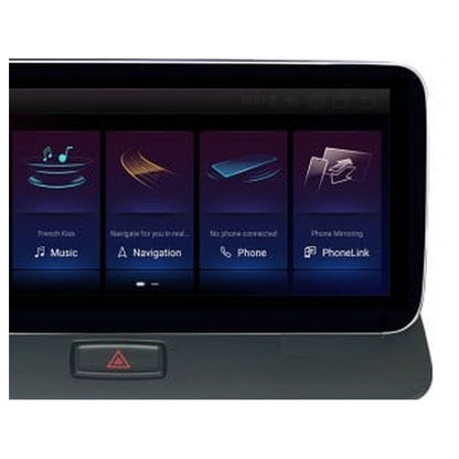 JFSound Android-Autoradio mit Navigation für Audi Q5, 12,25-Zoll-Display - Nahaufnahme 3 aus dem Originalfoto