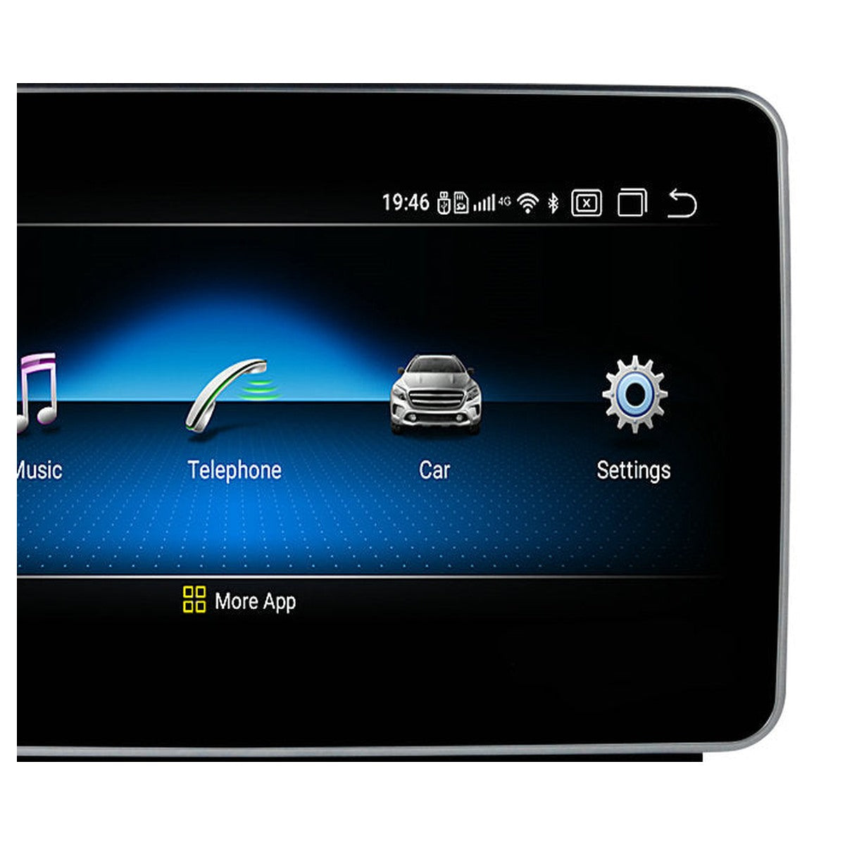 JFSound Android-Autoradio mit Navigation für Mercedes GLE GLS 2015-2019, 8-Zoll-Display, NTG5.0 - weiterer Originalfoto-Ausschnitt