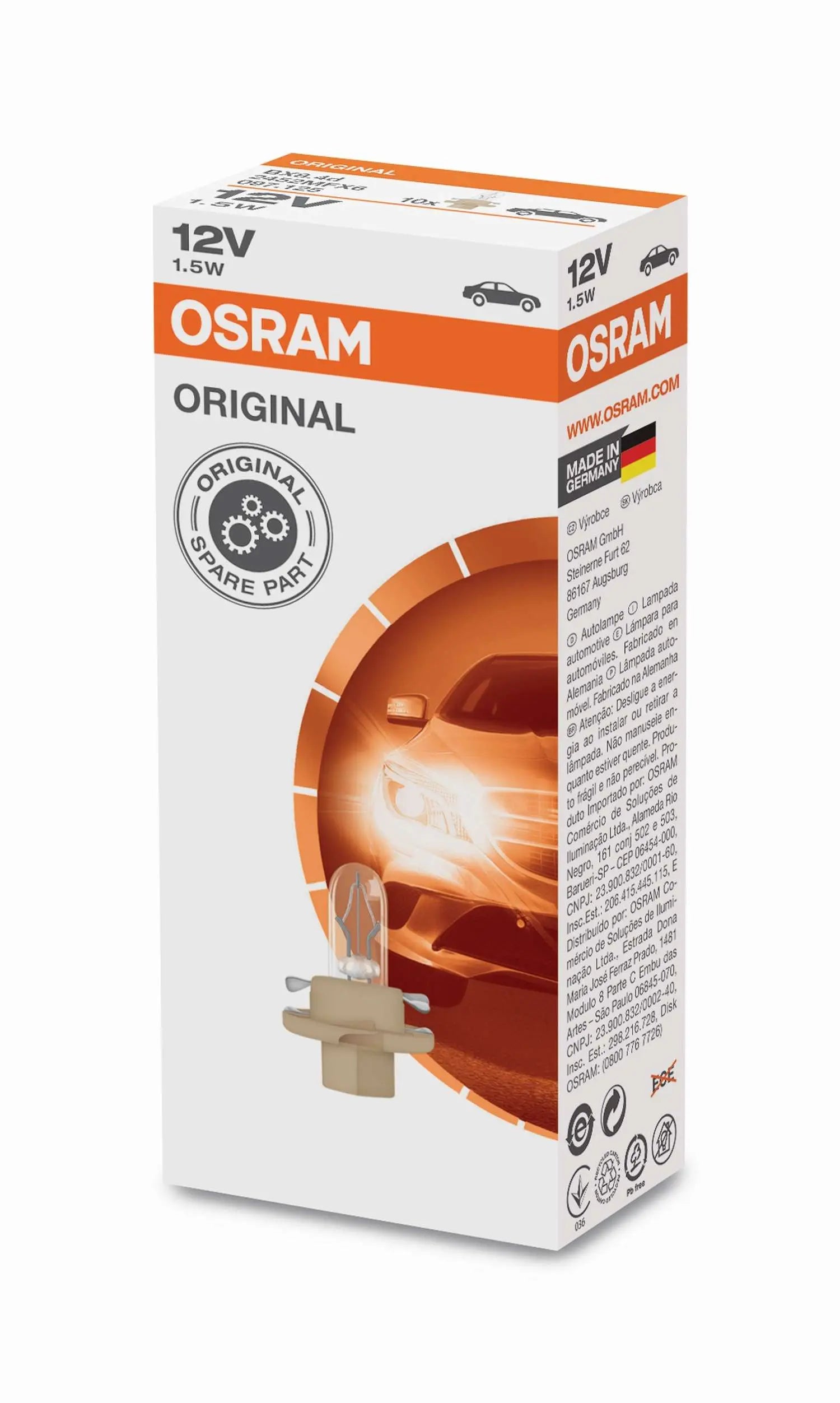 MFX6 BX84d 15W 1 St. OSRAM - Samsuns Group