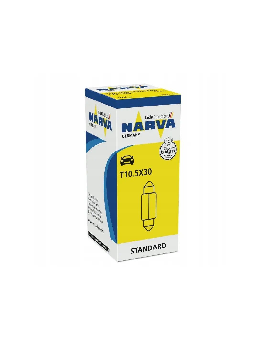 10W 12V SV8,5 30mm Soffitte Narva - Samsuns Group