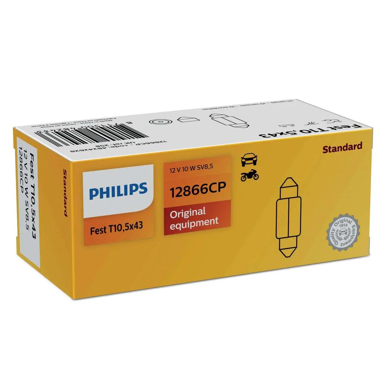 10W 12V SV8,5 43mm Soffitte Vision/Standard 1St Philips - Samsuns Group