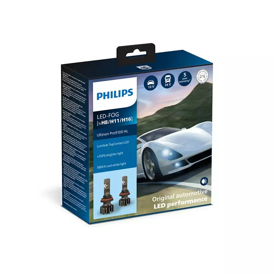 FOG 12V/24V PGJ19-1/2/3 Ultinon Pro9100 HL LED 5800K NOECE 2 St. PHILIPS - Samsuns Group