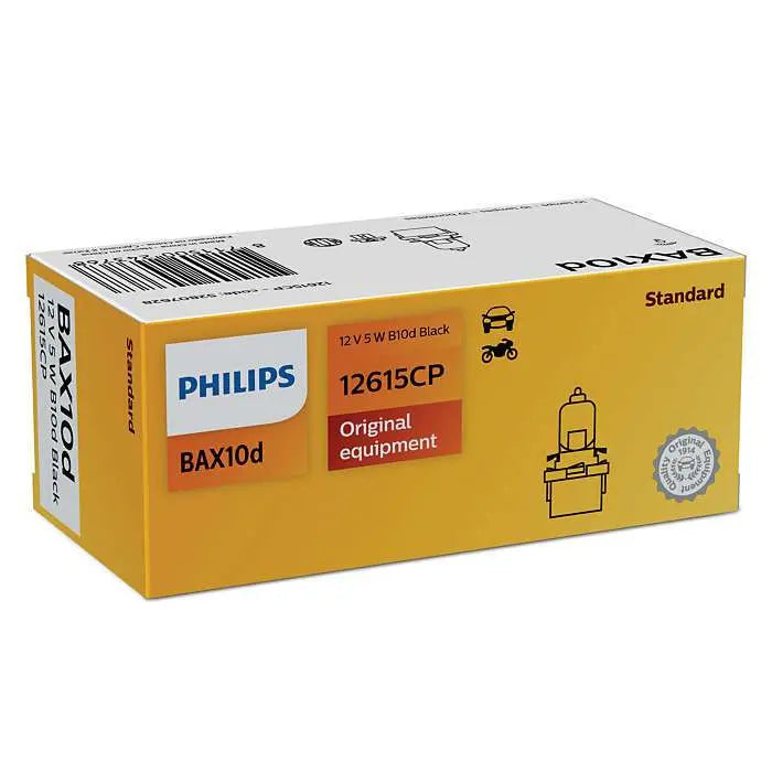 BAX B10d 5W 12V Schwarz/Black 1 St. Philips - Samsuns Group