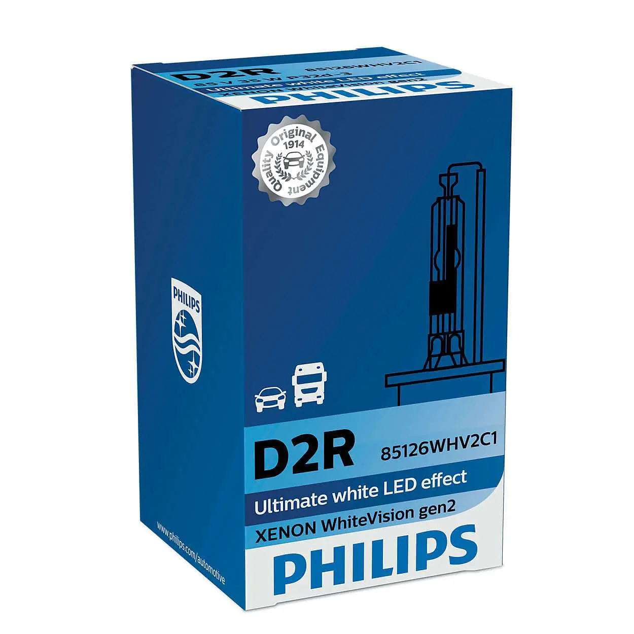 D2R 85V 35W P32d-3 WhiteVision Gen2 5000K Xenon 1 St. Philips - Samsuns Group